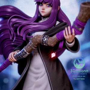 Fern — Frieren: Beyond Journey's End | 1/8 1/6 Scale Resin Figure | Unpainted or Hand-Painted | 3D Printed Fan Art | Collector Gift bild 1