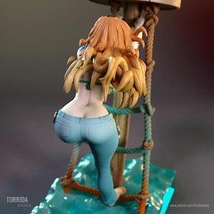 Nami One Piece Resin Figure – 1/8 1/6 Scale 3D Printed Fan Art Statue | Collector Gift image 8