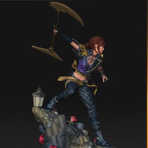 Sciel Clair Obscur Expedition 33 Resin Figure – 1/8 1/6 Scale Fan Art Statue | Collector Gift image 6