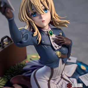 Violet Evergarden — Violet Evergarden | 1/8 1/6 Scale Resin Figure | Unpainted or Hand-Painted | 3D Printed Fan Art | Collector Gift image 3
