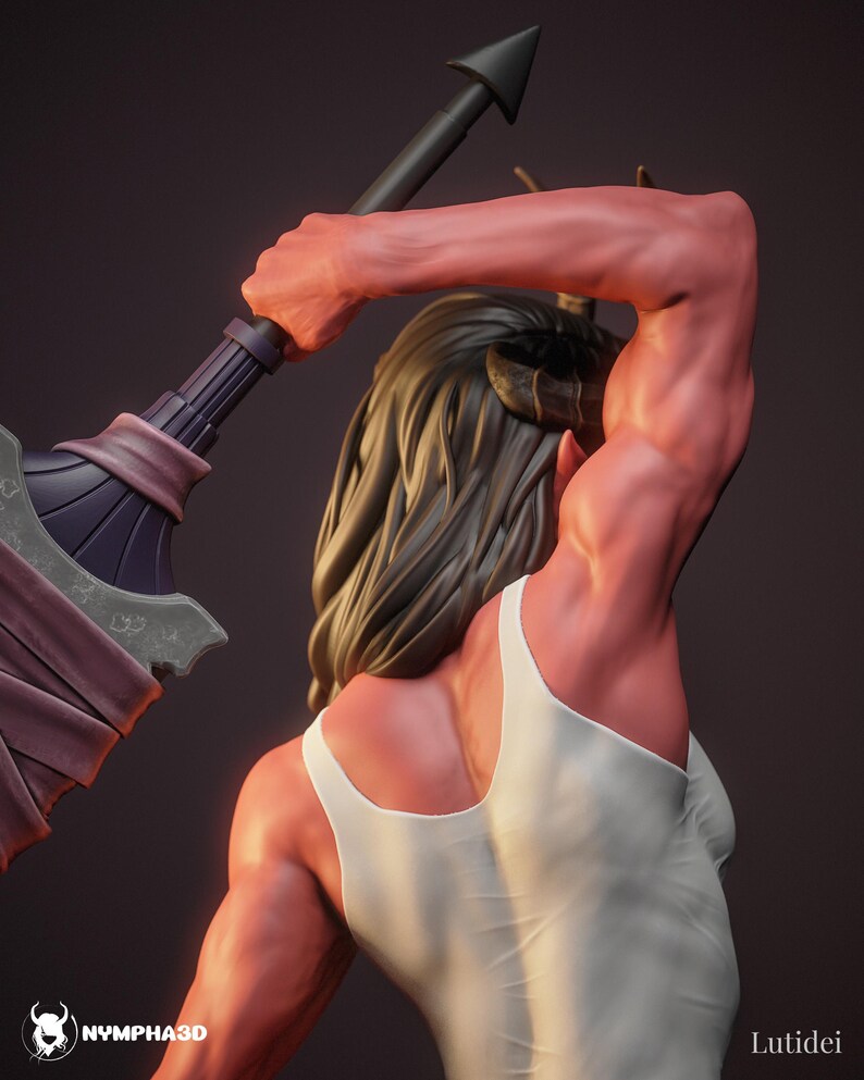Malevola — Dispatch | 1/8 1/6 Scale Resin Figure | Unpainted or Hand-Painted | 3D Printed Fan Art | Collector Gift Bild 7