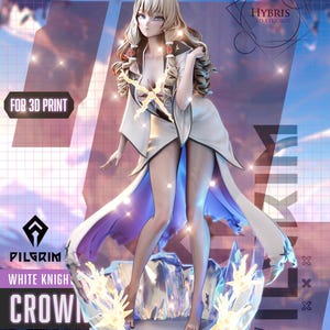 Nikke Goddess Of Victory Crown | 1/8 1/6 Scale Resin Figure | Unpainted or Hand-Painted | 3D Printed Fan Art | Collector Gift image 2