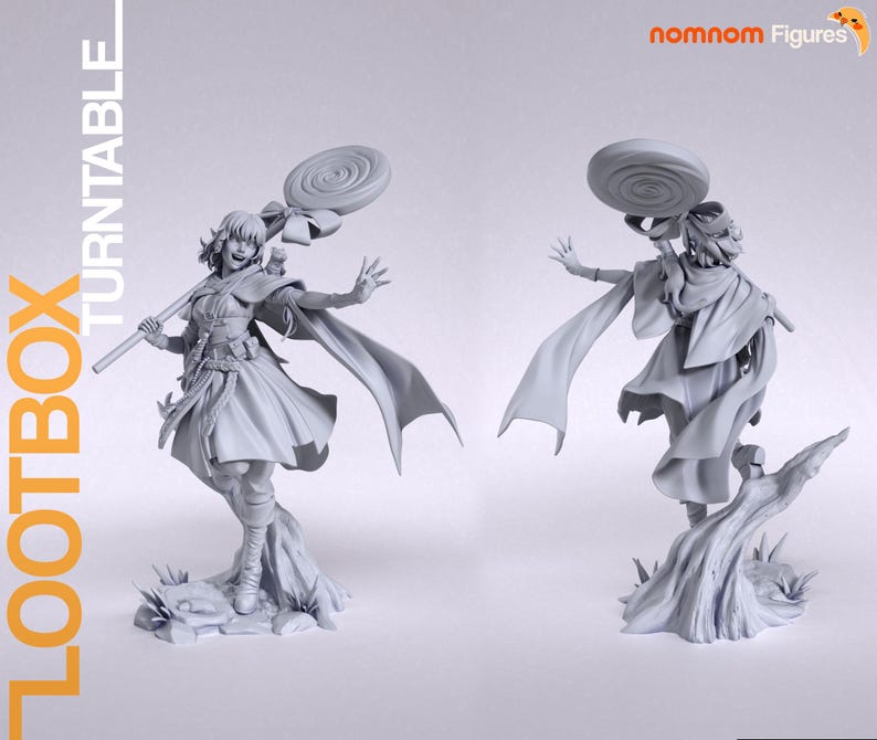 Jester Lavorre Mighty Nein Resin Figure – 1/8 1/6 Scale 3D Printed Fan Art Statue | Collector Gift image 3