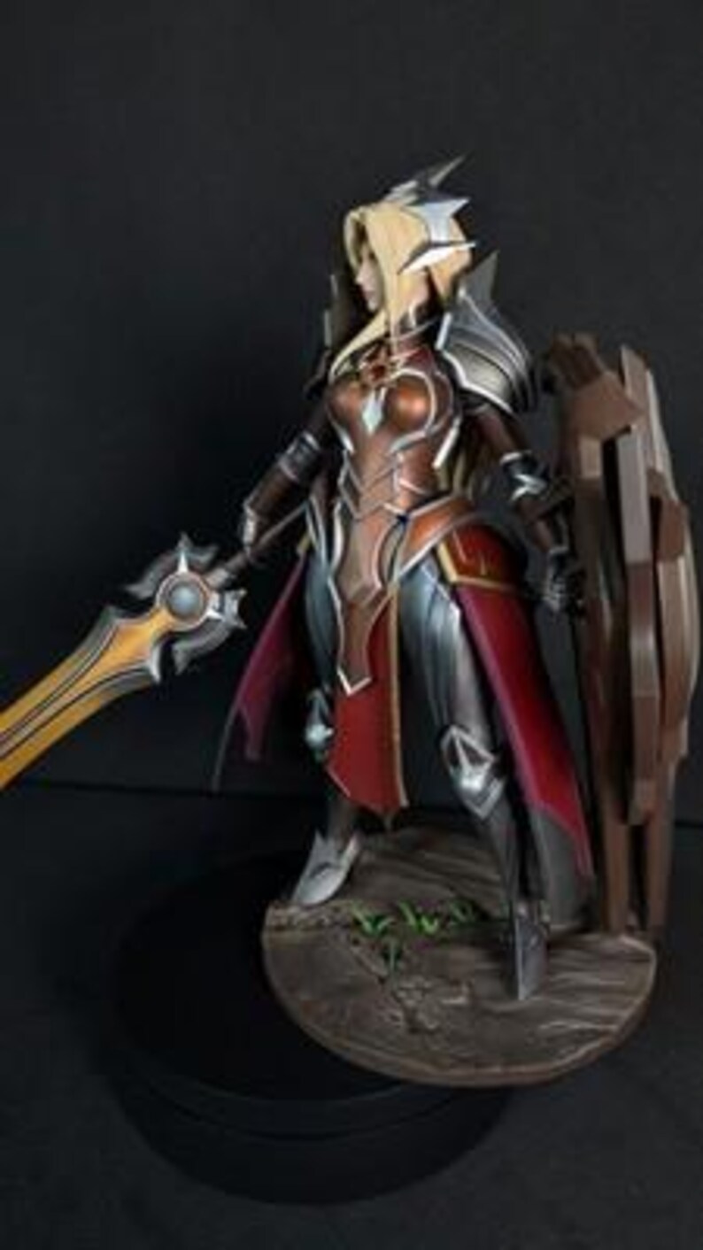 Leona League of Legends Resin Figure – 1/8 1/6 Scale Fan Art Statue | Collector Gift afbeelding 5