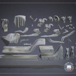 Nefer — Genshin Impact | 1/8 1/6 Scale Resin Figure | Unpainted or Hand-Painted | 3D Printed Fan Art | Collector Gift image 9