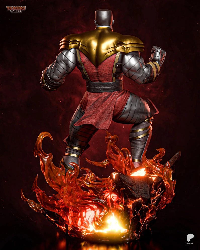 Colossus — Marvel / Figura de resina a escala 1/8 y 1/6 / Arte de fan impreso en 3D / Kit de garaje sin pintar / Estatua de coleccionista / Regalo de coleccionista imagen 6