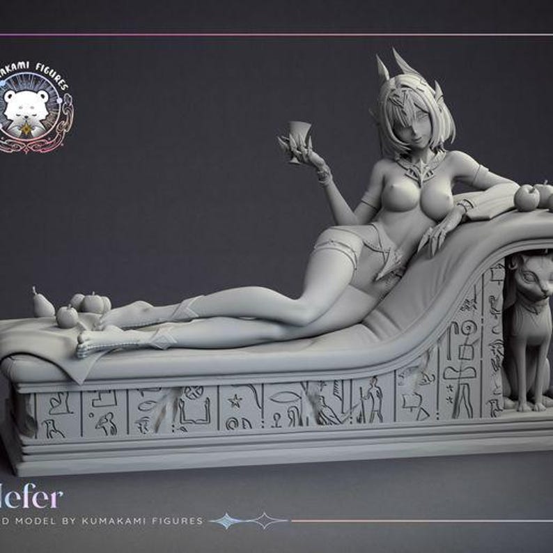 Nefer — Genshin Impact | 1/8 1/6 Scale Resin Figure | Unpainted or Hand-Painted | 3D Printed Fan Art | Collector Gift image 8