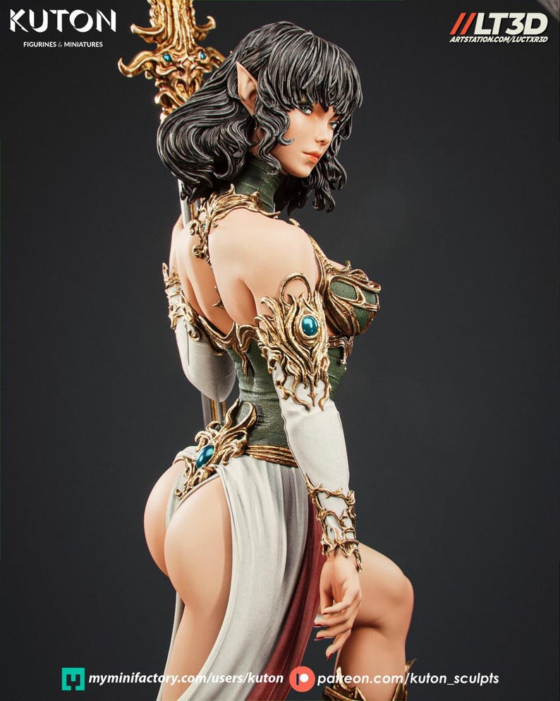 Luneth — FF III | 1/8 1/6 Scale Resin Figure | Unpainted or Hand-Painted | 3D Printed Fan Art | Collector Gift image 7