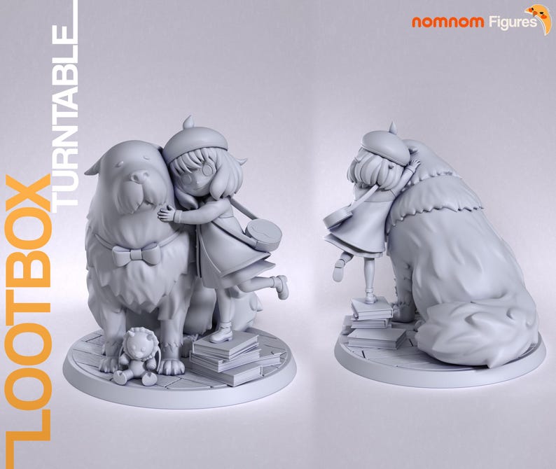 Anya x Bond Spy x Family Resin Figure 1/8 1/6 Scale 3D Printed Fan Art Kit | Collector Gift image 2