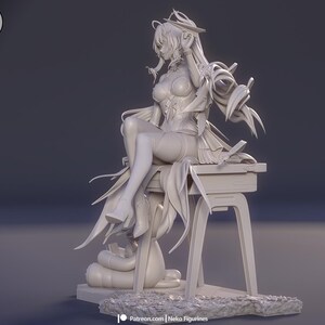 Aemeath — Wuthering Waves | 1/8 1/6 Scale Resin Figure | 3D Printed Fan Art | Unpainted Garage Kit | Collector Gift afbeelding 9