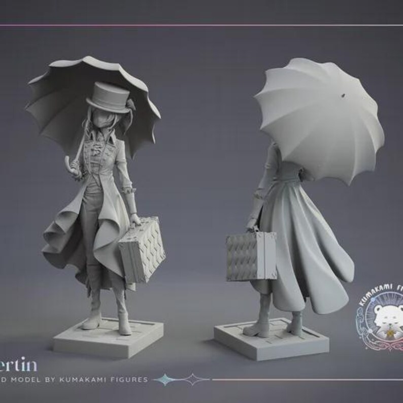 Vertin — Reverse: 1999 | 1/8 1/6 Scale Resin Figure | Unpainted or Hand-Painted | 3D Printed Fan Art | Collector Gift image 6