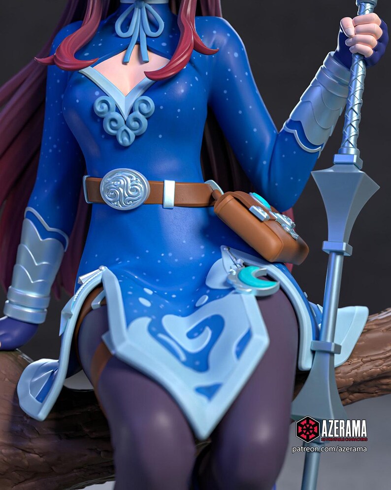 Aoi Haruka Original Character | 1/8 1/6 Scale Resin Figure | Unpainted or Hand-Painted | 3D Printed Fan Art | Collector Gift image 4