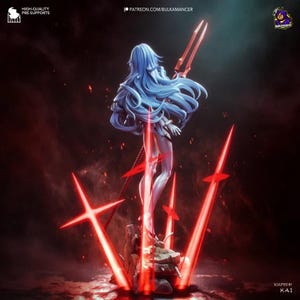 Rei Ayanami — Neon Genesis Evangelion | 1/8 1/6 Scale Resin Figure | Unpainted or Hand-Painted | 3D Printed Fan Art | Collector Gift image 7