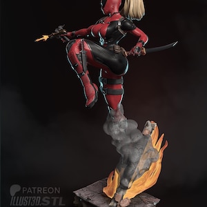 Deadpool — Marvel | 1/8 1/6 Scale Resin Figure | Unpainted or Hand-Painted | 3D Printed Fan Art | Collector Gift image 7