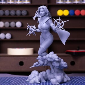 Dispatch Blonde Original Character Resin Figure – 1/8 1/6 Scale 3D Printed Fan Art Kit | Collector Gift image 5