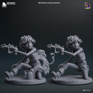 Isha — geheimzinnig | Harsfiguur schaal 1/8 1/6 | Ongeverfd of handgeschilderd | 3D-geprinte fanart | Verzamelaarscadeau afbeelding 2
