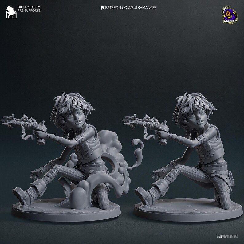 Isha — geheimzinnig | Harsfiguur schaal 1/8 1/6 | Ongeverfd of handgeschilderd | 3D-geprinte fanart | Verzamelaarscadeau afbeelding 2