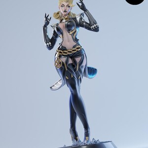 Emma Frost — Marvel | Figurka z żywicy w skali 1/8 1/6 | Fanowska grafika drukowana w 3D | Niepomalowany zestaw garażowy | Figurka kolekcjonerska | Prezent dla kolekcjonera zdjęcie 3