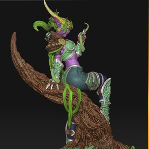 Ysera World of Warcraft Resin Figur - 3D Gedruckte Fan Art Statue 1/8 1/6 | Sammler Geschenk Bild 2