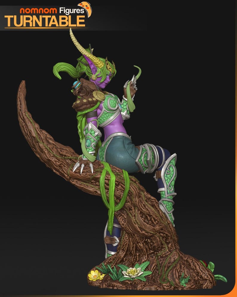 Ysera World of Warcraft Resin Figur - 3D Gedruckte Fan Art Statue 1/8 1/6 | Sammler Geschenk Bild 2