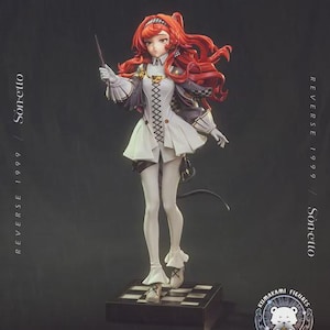 Sonetto — Reverse: 1999 | 1/8 1/6 Scale Resin Figure | Unpainted or Hand-Painted | 3D Printed Fan Art | Collector Gift image 9