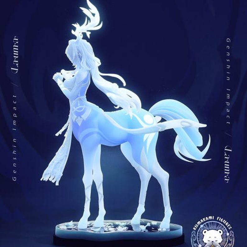 Lauma Deer Form — Genshin Impact | 1/8 1/6 Scale Resin Figure | Unpainted or Hand-Painted | 3D Printed Fan Art | Collector Gift image 6