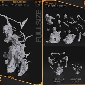 Sciel Clair Obscur Expedition 33 Resin Figure – 1/8 1/6 Scale Fan Art Statue | Collector Gift image 7