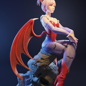 Lilith Borderlands Resin Figure – 1/8 1/6 Scale 3D Printed Fan Art Statue | Collector Gift image 8