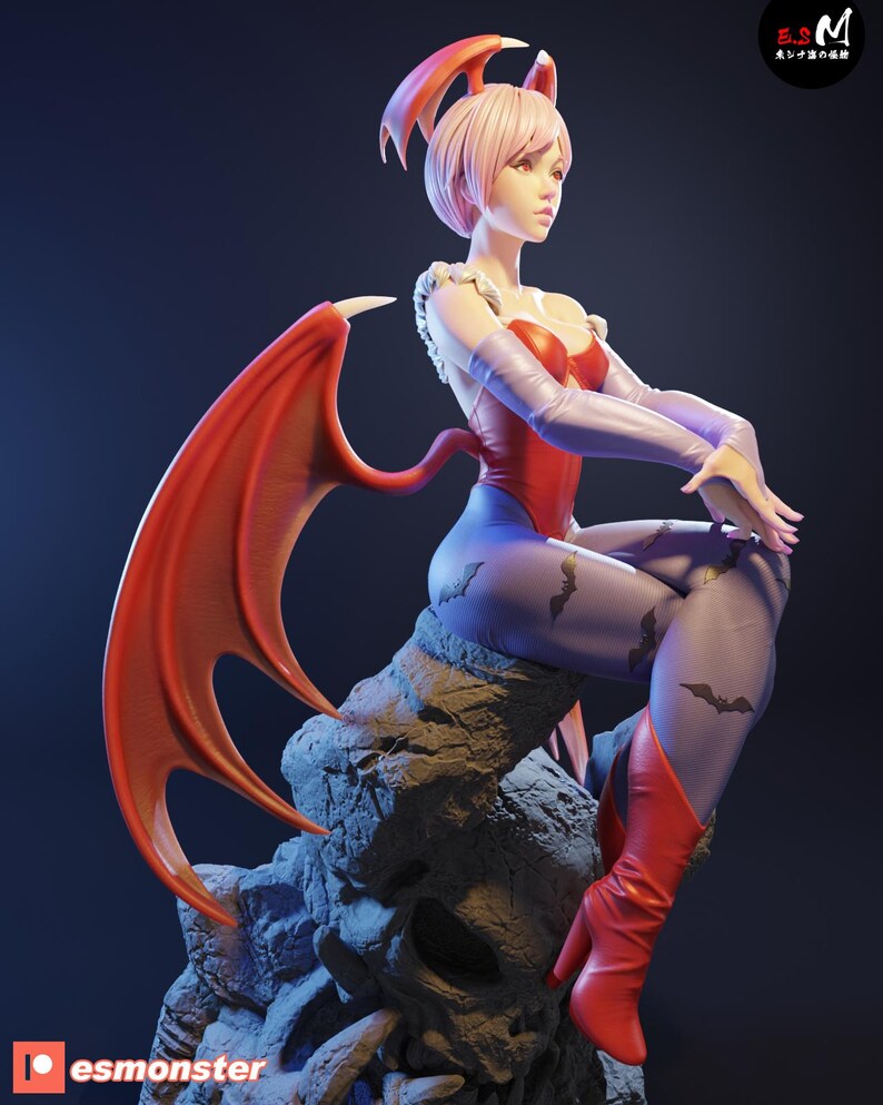 Lilith Borderlands Resin Figure – 1/8 1/6 Scale 3D Printed Fan Art Statue | Collector Gift image 8