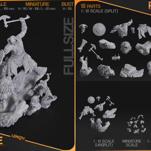 Skyrim Dragonborn Resin Figure – 1/8 1/6 Scale 3D Printed Fan Art Statue | Collector Gift image 7