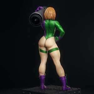 Caitlin Fairchild — DC Comics | 1/8 1/6 Scale Resin Figure | Unpainted or Hand-Painted | 3D Printed Fan Art | Collector Gift image 3