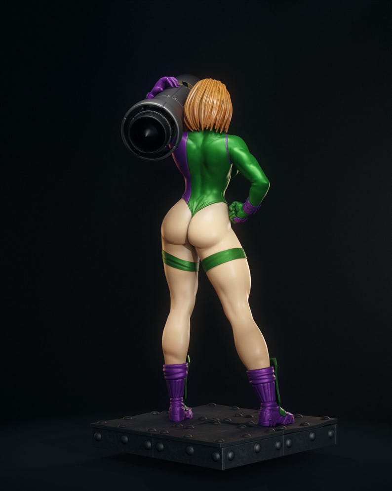 Caitlin Fairchild — DC Comics | 1/8 1/6 Scale Resin Figure | Unpainted or Hand-Painted | 3D Printed Fan Art | Collector Gift image 3