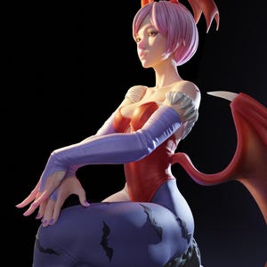 Lilith Borderlands Resin Figure – 1/8 1/6 Scale 3D Printed Fan Art Statue | Collector Gift image 1