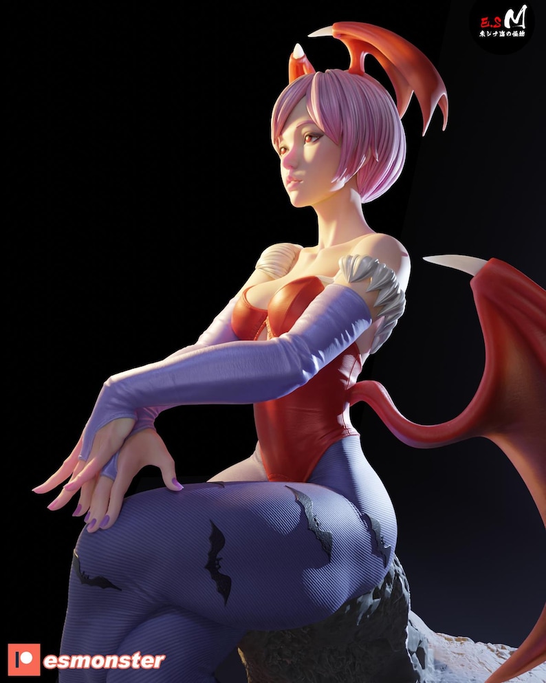 Lilith Borderlands Resin Figure – 1/8 1/6 Scale 3D Printed Fan Art Statue | Collector Gift image 1