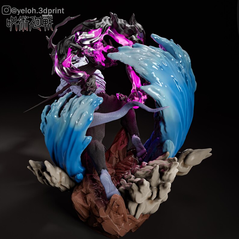 Mahito Jujutsu Kaisen Resin Figure – 1/8 1/6 Scale 3D Printed Fan Art Statue | Collector Gift 画像 6