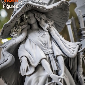 Ranni the Witch — Elden Ring | 1/8 1/6 Scale Resin Figure | Unpainted or Hand-Painted | 3D Printed Fan Art | Collector Gift imagen 7