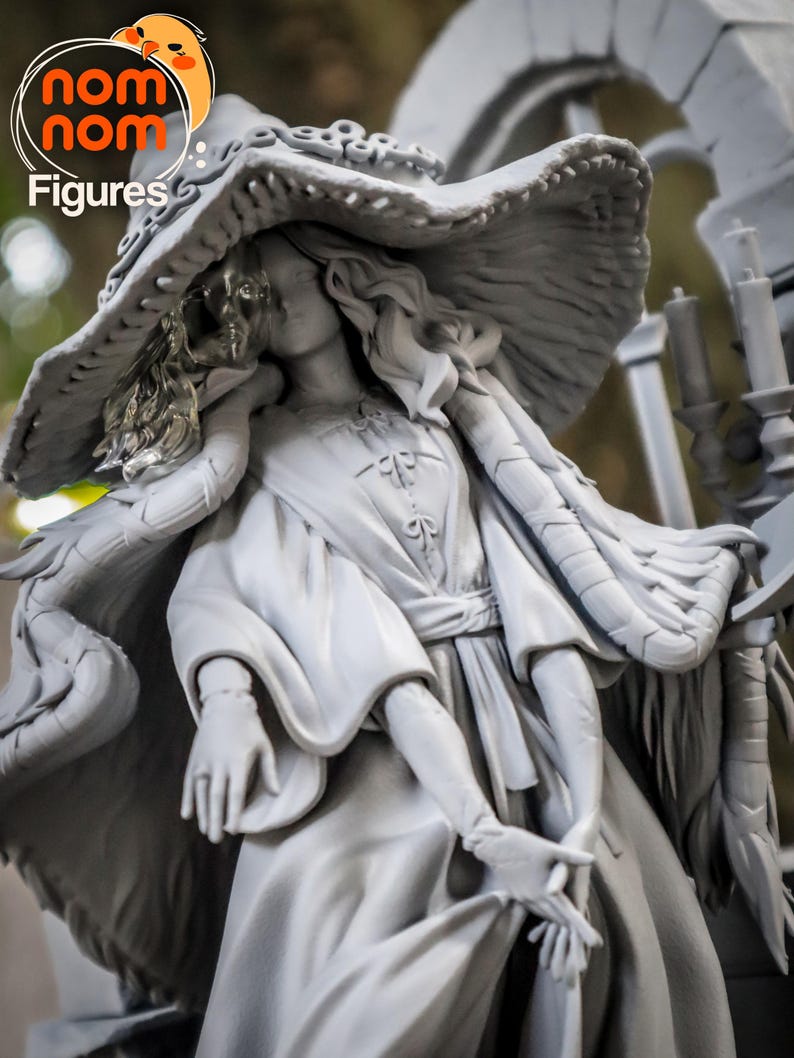 Ranni the Witch — Elden Ring | 1/8 1/6 Scale Resin Figure | Unpainted or Hand-Painted | 3D Printed Fan Art | Collector Gift imagen 7