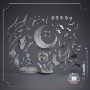 Dream Bundle — Mixed (Kumakami) | 1/8 1/6 Scale Resin Figure | Unpainted or Hand-Painted | 3D Printed Fan Art | Collector Gift image 6