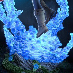Frieren — Frieren : au-delà de la fin du voyage | Figurine en résine à l'échelle 1/8 1/6 | Non peint ou peint à la main | Fan art imprimé en 3D | Cadeau de collection image 6