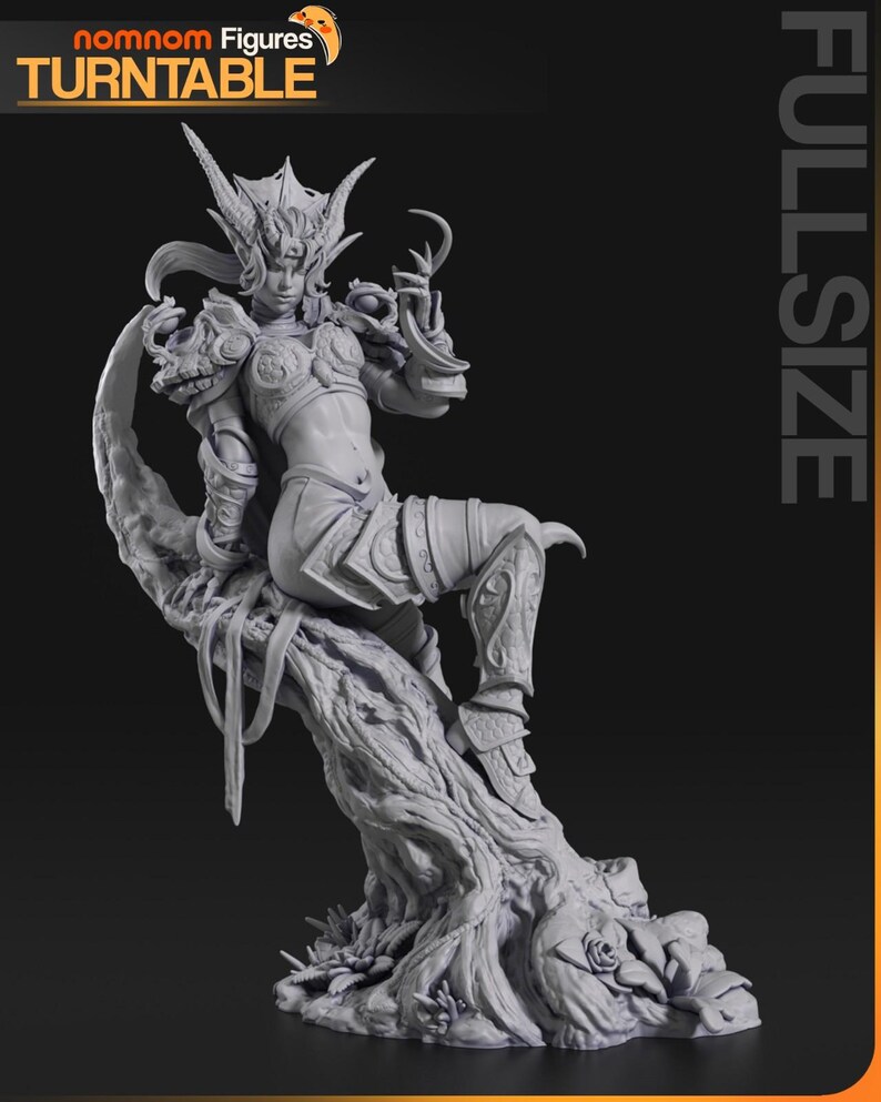 Ysera World of Warcraft Resin Figur - 3D Gedruckte Fan Art Statue 1/8 1/6 | Sammler Geschenk Bild 6