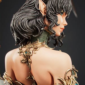 Luneth Sculpt | 1/8 1/6 Scale Resin Figure | Unpainted or Hand-Painted | 3D Printed Fan Art | Collector Gift immagine 9