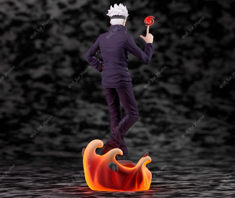 Gojo Satoru — Jujutsu Kaisen | 1/8 1/6 Scale Resin Figure | Unpainted or Hand-Painted | 3D Printed Fan Art | Collector Gift image 3
