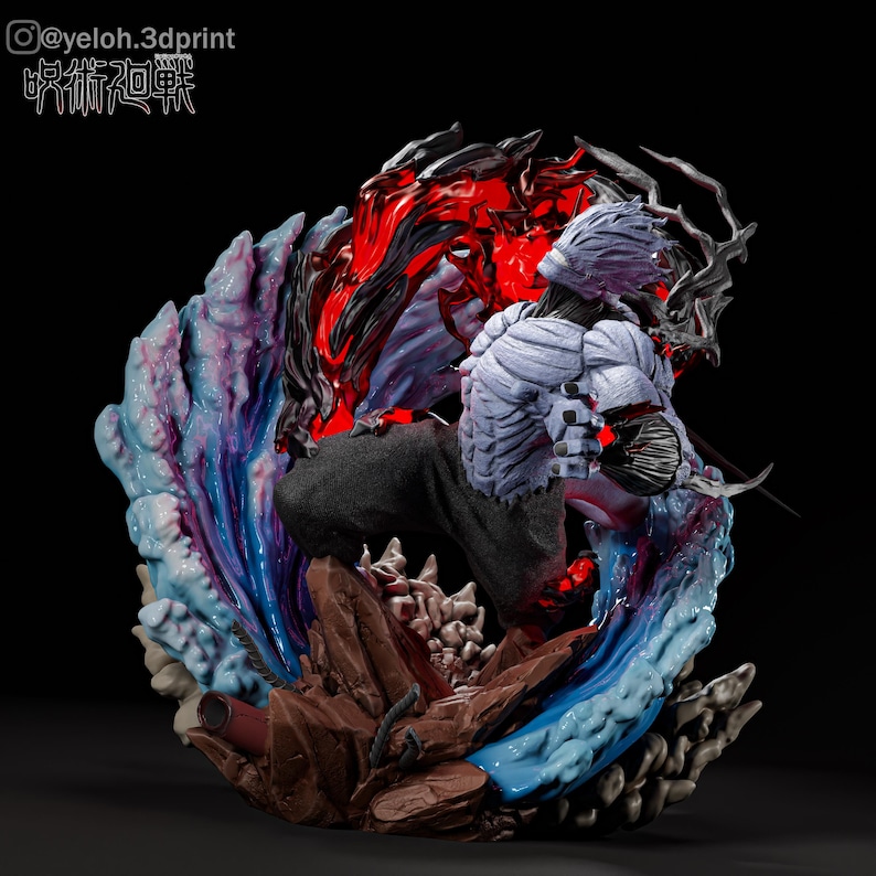Mahito Jujutsu Kaisen Resin Figure – 1/8 1/6 Scale 3D Printed Fan Art Statue | Collector Gift 画像 1