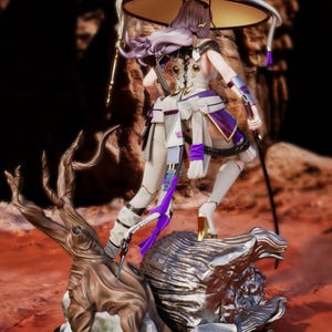 Scarlet | Harsfiguur schaal 1/8 1/6 | Ongeverfd of handgeschilderd | 3D-geprinte fanart | Verzamelaarscadeau afbeelding 8