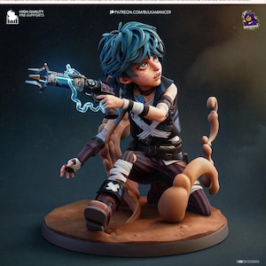 Isha — geheimzinnig | Harsfiguur schaal 1/8 1/6 | Ongeverfd of handgeschilderd | 3D-geprinte fanart | Verzamelaarscadeau afbeelding 4