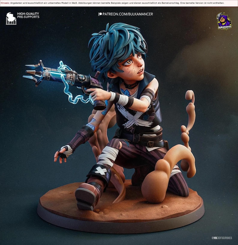 Isha — geheimzinnig | Harsfiguur schaal 1/8 1/6 | Ongeverfd of handgeschilderd | 3D-geprinte fanart | Verzamelaarscadeau afbeelding 4