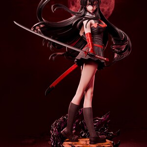 Akame Resin Figure – 1/8 1/6 Scale 3D Printed Fan Art Garage Kit | Collector Gift imagen 4