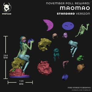Maomao — Apotekarens dagböcker | Hartsfigur i skala 1/8 1/6 | Omålad eller handmålad | 3D-utskriven fankonst | Samlargåva bild 9
