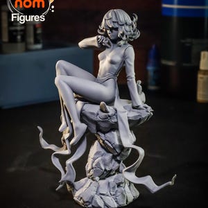 Atsu One-Punch Man Resin Figure – 1/8 1/6 Scale 3D Printed Fan Art Statue | Collector Gift image 3