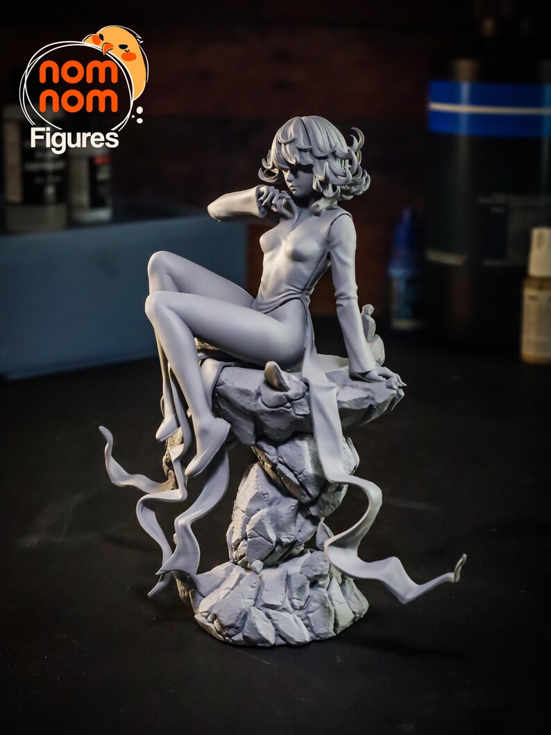 Atsu One-Punch Man Resin Figure – 1/8 1/6 Scale 3D Printed Fan Art Statue | Collector Gift image 3